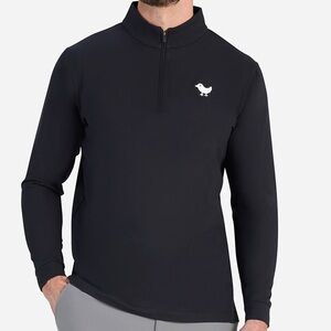 Bad Birdie VELOCITY QUARTERZIP - athletic/golf, UPF 50 BLACK Sz S